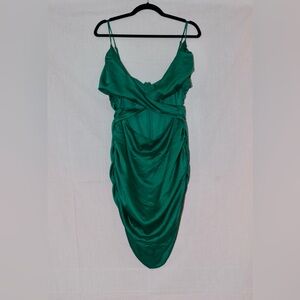 Wild Fable Teal Backless Dress